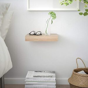 Ikea LACK Floating Wall Shelf, White-Stained Oak Effect, 30x26 Centimetres, 604.310.73