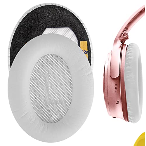 Geekria QuickFit Replacement Ear Pads for Bose QCSE, QC45, QC35, QC35 ii, QC35 ii Gaming, QC15 QC25, AE2, AE2i, AE2w, SoundTrue, SoundLink AE, Headphones Earpads