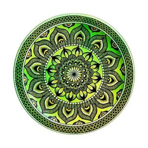 Green Mandala Pop Mount Socket Knob Divine Mandala PopSockets PopGrip: Swappable Grip for Phones & Tablets