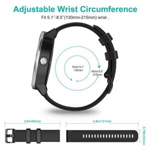 TUSITA Quick Release Watch Band 20mm Replacement for Garmin Vivoactive 3 Music,Venu Sq,Vivomove HR, Approach S40, Forerunner 245,Galaxy Watch 4 Classic 42mm, Amazfit GTS 2 2e Mini, Bip U, Ticwatch E3