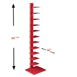 Spine Tower Shelf - Valiant Poppy