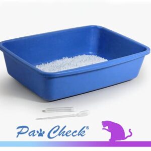 PawCheck Cat Litter for Urine Collection - Reusable and Non-Absorbent Cat Urine Collection Home Kit Intended to Monitor Cat Health