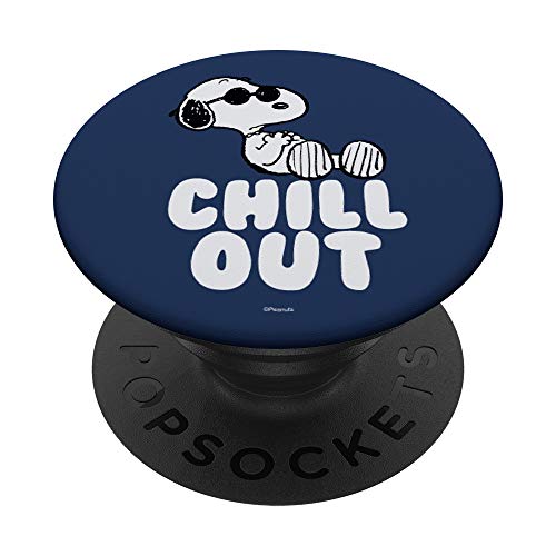 Peanuts Chill Out Snoopy PopSockets PopGrip: Swappable Grip for Phones & Tablets