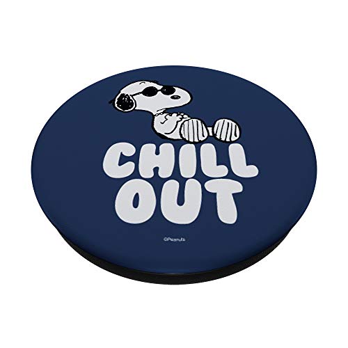 Peanuts Chill Out Snoopy PopSockets PopGrip: Swappable Grip for Phones & Tablets