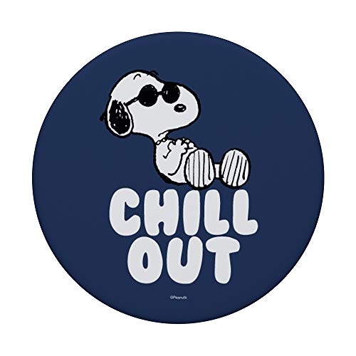 Peanuts Chill Out Snoopy PopSockets PopGrip: Swappable Grip for Phones & Tablets