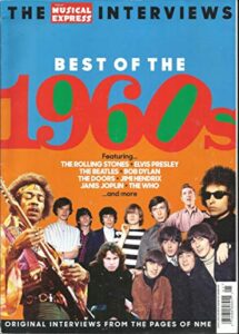 the new musicial express interviews magazine, best of the 1960s issue, 2016 (please note: all these magazines are pet & smoke free magazines. no address label. (single issue magazine)