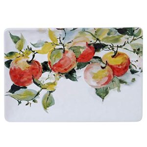certified international ambrosia rectangular platter, 14" x 10", multicolored