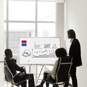 Mobile Whiteboard 36"x24" Magnetic Dry Erase Board with Stand - Adjustable Height Double Side Rolling White Boards on Wheels for Home, Office & School