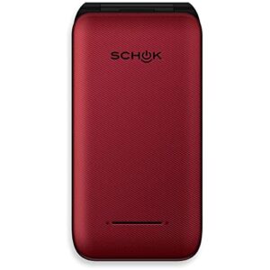 Schok Classic Flip Unlocked GSM/Verizon Phone - (Exchangeable Covers: Blue/Red)