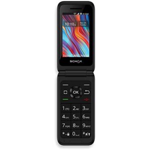 Schok Classic Flip Unlocked GSM/Verizon Phone - (Exchangeable Covers: Blue/Red)