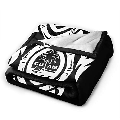 YEGFTSN Throw Blanket 50"x40",Guam Seal in A Tribal Turtle Ultra-Soft Luxury Lightweight Cozy Microfiber Fleece Sherpa Blanket for Bed Couch Chair Living Room-All Season