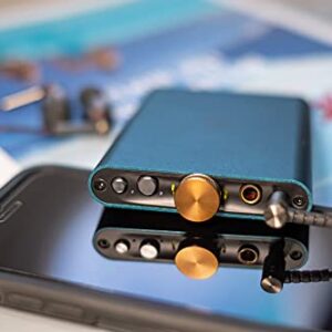 iFi Hip-dac Portable Balanced DAC Headphone Amplifier for Android, iPhone with USB Input Only/Outputs: 3.5mm Unbalanced / 4.4mm Balanced (Unit only)