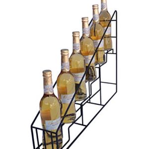 FixtureDisplays® Coffee Syrup Bottle Rack Wire Rack Bottle Glorifier Display Stand Rack Bar Liquor Display 10031-NPF