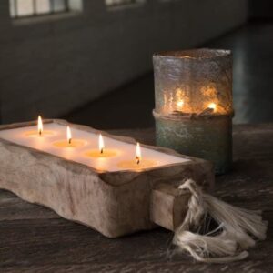 Himalayan Trading Post Handmade Driftwood Candles (Sunlight in The Forest, 44 oz)