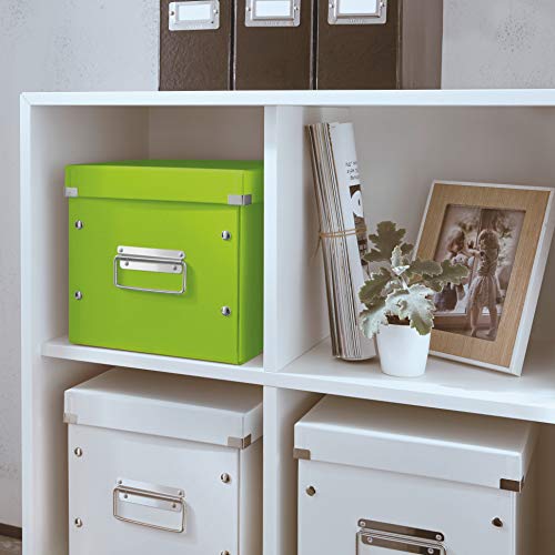 Leitz 61080054 Large Storage Cube, Click and Store, WOW Range, Green