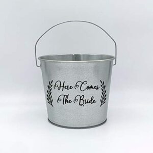 Personalized Flower Girl Pail ~ Flower Girl Basket