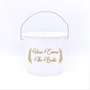 Personalized Flower Girl Pail ~ Flower Girl Basket