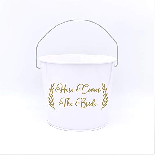 Personalized Flower Girl Pail ~ Flower Girl Basket