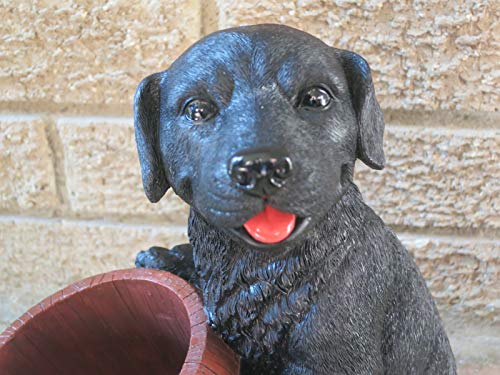 Decorative Dog Wine Holder, for Dog Loving Wine Drinkers (Black Labrador)