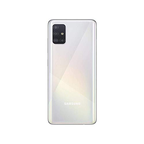 SAMSUNG Galaxy A51 A515F 128GB DUOS GSM Unlocked Phone w/Quad Camera 48 MP + 12 MP + 5 MP + 5 MP (International Variant/US Compatible LTE) - Prism Crush White