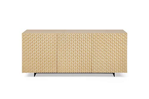 Whiteline Modern Living Harper Buffet, Large, Gold