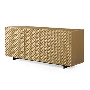 Whiteline Modern Living Harper Buffet, Large, Gold