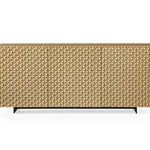 Whiteline Modern Living Harper Buffet, Large, Gold