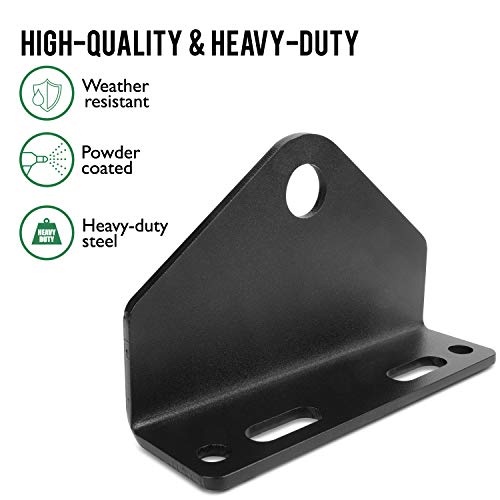 Universal Zero Turn Mower Trailer Hitch - Heavy Duty 3/16'' Thick and Rugged Steel - 3/4'' Trailer Hitch Mount -