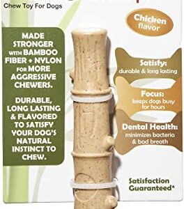 SPOT by Ethical Products- Bambone Plus Bamboo Stick – Dog Chew Toy for Aggressive Chewers – Great Dog Chew Toy for Puppies Puppy Teething Toy- Non Splintering Alternative to Real Wood- 5.25' Medium