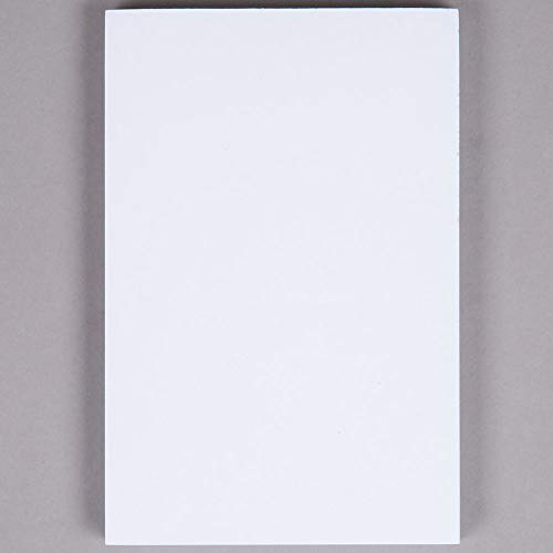 Netko White Plain Note Pads- 2x 100 Sheets Blank Writing Pads, Memo Pads for Multipurpose Use|4 x 6 inches (2Pack)