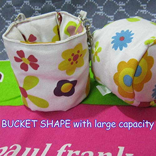 Oncpcare Bucket Shape Hamster Sleeping Bag, Winter Warm Cozy Sugar Glider Hammock, Small Pet Cage Accessories Hanging Bed for Parrot Sugar Glider Rat Hamster