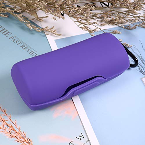 Headphone Cases Silicone Wireless Headset Box Scratch Resistant Shockproof Earphone Protective Case Compatible for Bose Free (Purple)