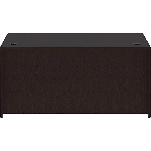 Lorell Essentials Desk Shell, 60" x 30" x 29.5", Espresso