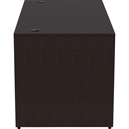 Lorell Essentials Desk Shell, 60" x 30" x 29.5", Espresso