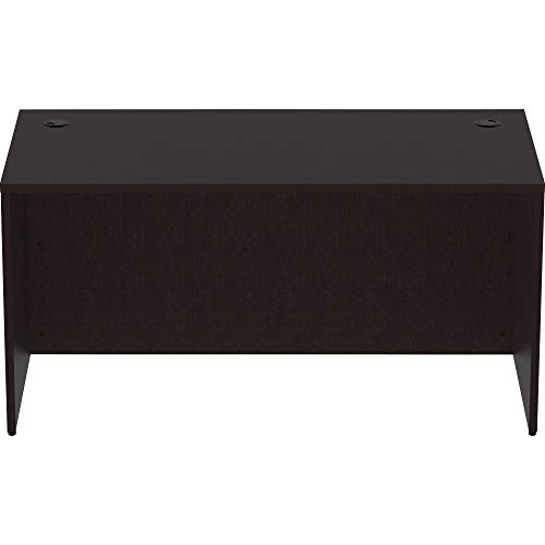 Lorell Essentials Desk Shell, 60" x 30" x 29.5", Espresso