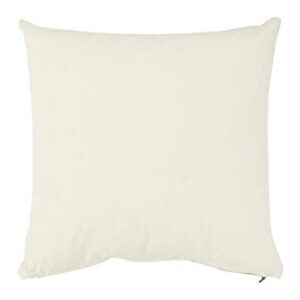 Creative Co-Op Oh, Hello Embroidered Square Cotton Pillow, Grey