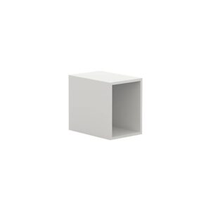 lorell white single cubby base storage adder unit, 15.8" x 11.8" x 17.8"