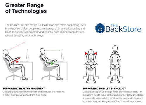 Steelcase Gesture Office Desk Chair with Headrest in Elmosoft Genuine Saddle L147 Leather Plus Lumbar Support High Platinum Metallic Frame with Seagull Seat/Back Merle Arms (Light/Light)