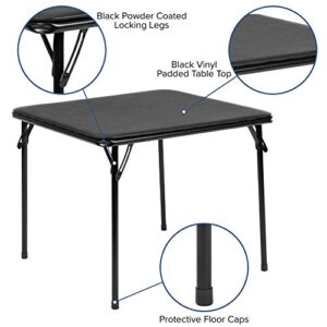 Flash Furniture Mindy Kids Black Folding Table