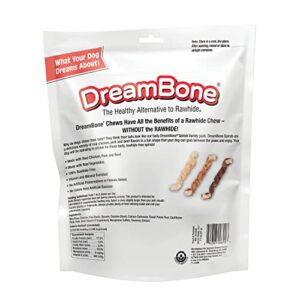 DreamBone Spirals Variety Pack, No-Rawhide Chews For Dogs, 18 Spiral, 18-count (DBS-00345)