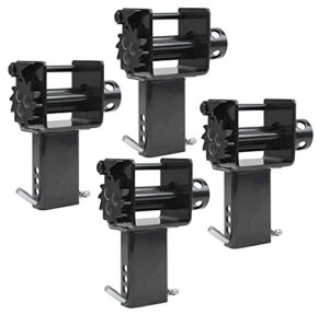 mytee products (4 pack) trailer stake pocket winch flatbed utility capacity# 16200 lbs