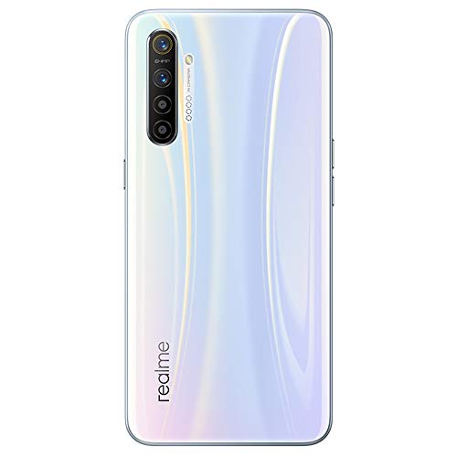 realme XT (128GB, 8GB RAM) 6.4" AMOLED, 64MP Quad Camera, Snapdragon 712, Dual SIM GSM Unlocked, US + Global 4G LTE International Model - RMX1921 (Pearl White, 128GB + 64GB SD + Case Bundle)