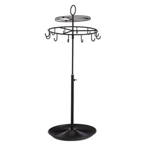 Amazon Basics Spinning Jewelry Tree Stand - Black