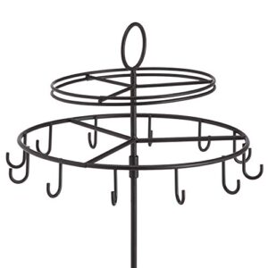 Amazon Basics Spinning Jewelry Tree Stand - Black