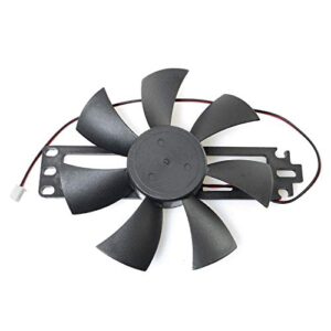 magic&shell cooling fan 2pcs black dc 18v plastic brushless fan for induction cooker