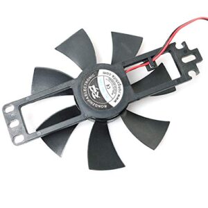 Magic&shell Cooling Fan 2PCS Black DC 18V Plastic Brushless Fan for Induction Cooker