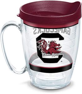 tervis made in usa double walled university of south carolina gamecocks insulated tumbler cup keeps drinks cold & hot, 24oz, tradition