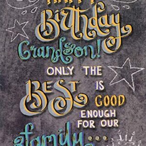 Designer Greetings Only The Best Chalk Drawings Birthday Card for Grandson