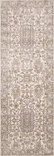 Loloi II Teagan Collection TEA-03 Ivory/Sand, Traditional 2'-8" x 10'-6" Runner