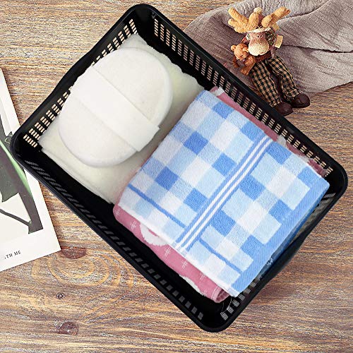 Pekky Black Plastic Basket Tray, A4 Paper Baskets, 6 Packs, R